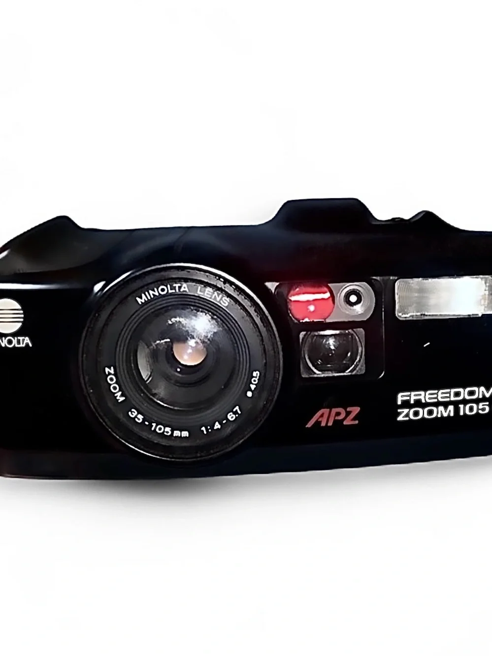 Freedom Zoom 105i 35mm Film Camera — Black with film